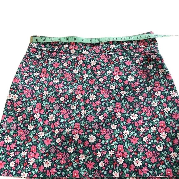 Croft & Barrow Women Pink Floral Skorts Skirt Size 8 - Colorful Spring / Summer - Picture 3 of 10